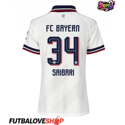 Dres Bayern Munich Ismael Saibari #34 Preč pre Ženy 2026-27 Krátky Rukáv